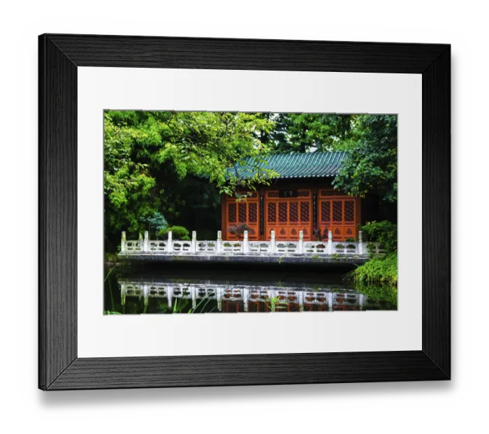 Framed Print : Japanese garden Framed Print : Japanese garden