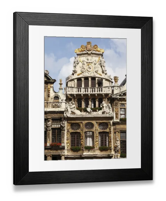 Framed Print : Baroque guild house of river boatmen (Le Cornett)