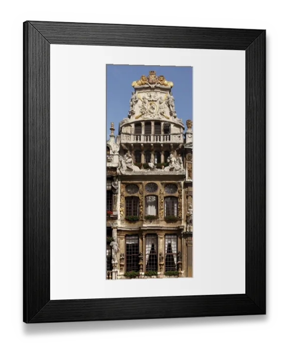 Framed Print : Baroque guild house of river boatmen (Le Cornett)
