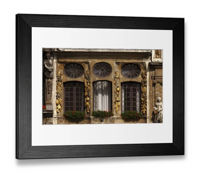 Framed Print : Baroque guild house of river boatmen (Le Cornett)