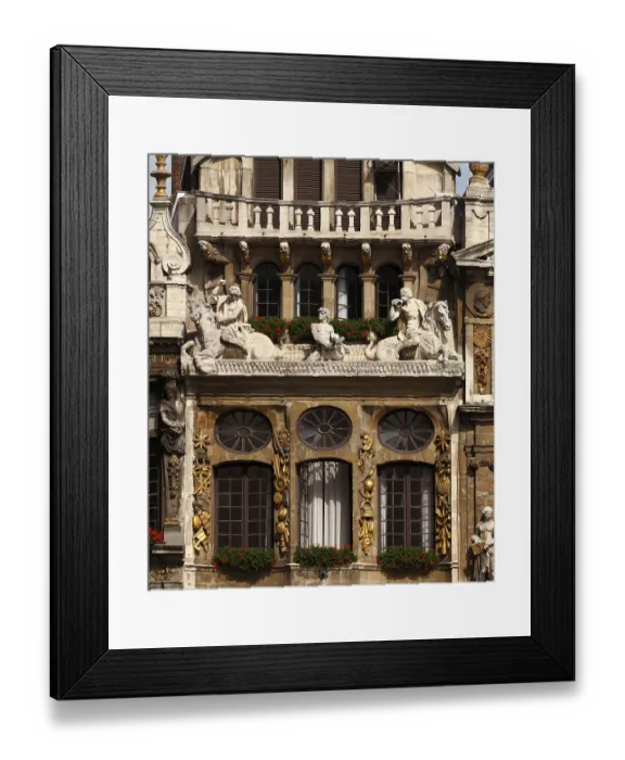 Framed Print : Baroque guild house of river boatmen (Le Cornett)