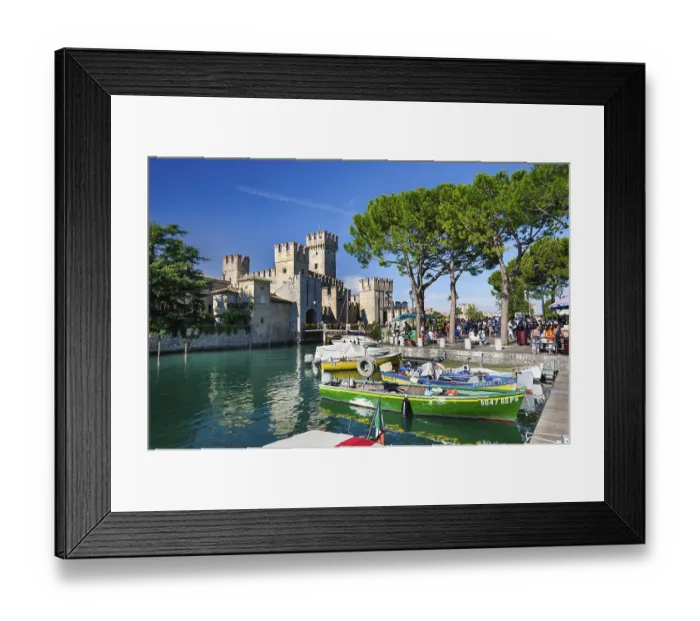 Framed Print : Sirmione, province of Brescia, Lombardy