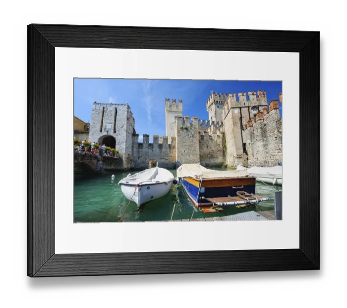Framed Print : Sirmione, province of Brescia, Lombardy