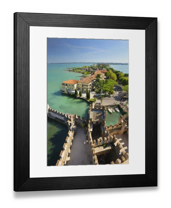 Framed Print : Sirmione, province of Brescia, Lombardy Framed Print : Sirmione, province of Brescia, Lombardy