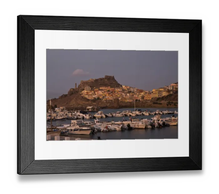 Framed Print : CASTELSARDO, ITALY - AUGUST 20 Framed Print : CASTELSARDO, ITALY - AUGUST 20