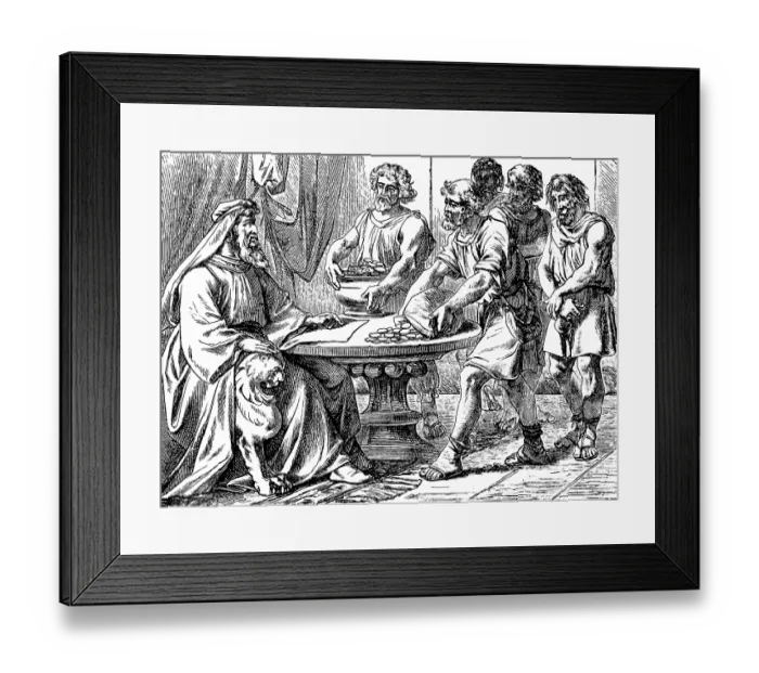 Framed Print : The pounds entrusted to the servants Framed Print : The pounds entrusted to the servants