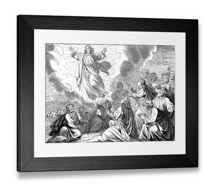 Framed Print : The Ascension of Jesus, Jerusalem Framed Print : The Ascension of Jesus, Jerusalem