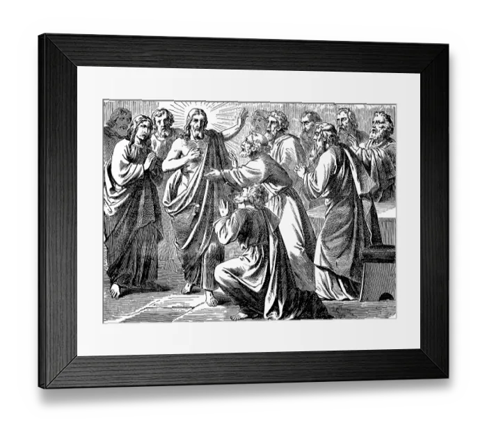 Framed Print : Jesus Christ, Son of God, and Thomas Framed Print : Jesus Christ, Son of God, and Thomas