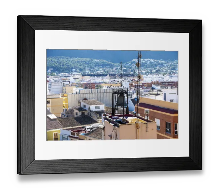 Framed Print : Denia, Alicante - Spain - 12-22-2023