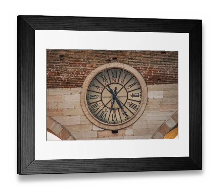 Framed Print : Portoni della Bra, an ancient and medieval door in Bra square in Verona