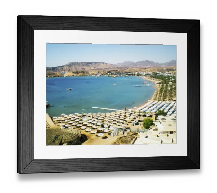 Framed Print : Panorama of the tropical azure Framed Print : Panorama of the tropical azure