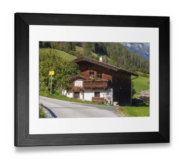 Framed Print : Musterhof, farm apartment in an old farmhouse Framed Print : Musterhof, farm apartment in an old farmhouse