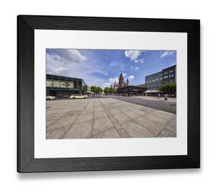 Framed Print : Perfumery Douglas, St. Martin Cathedral
