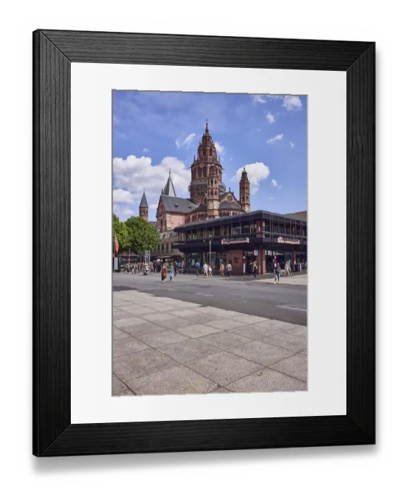 Framed Print : St. Martin Cathedral, Mainz Cathedral Framed Print : St. Martin Cathedral, Mainz Cathedral