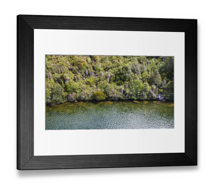 Framed Print : A lake in the mountains of Tasmania