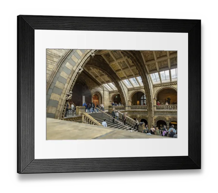 Framed Print : London, United Kingdom - 15 May 2025: The imposing Natural History Museum