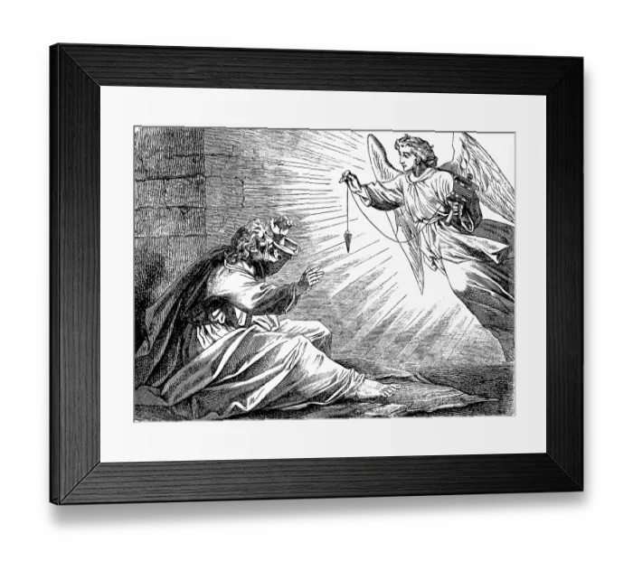 Framed Print : The man with the measuring string Framed Print : The man with the measuring string