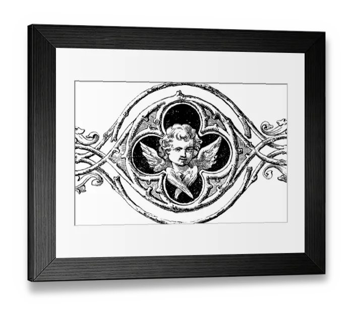 Framed Print : Symbolic picture for the chapter The Prayer of Manasseh King Jude