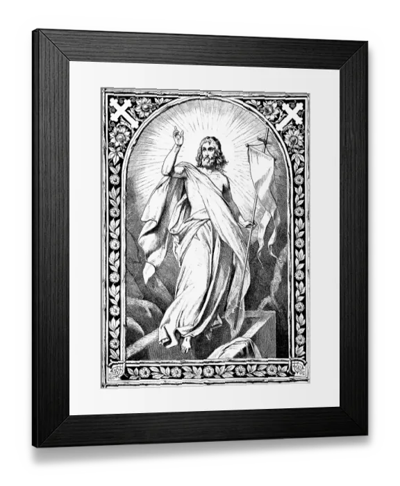 Framed Print : Symbolic picture at the end of the Old Testament