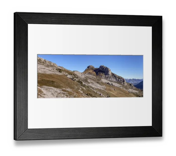Framed Print : View over Karstebiet to the Tour de Famelon