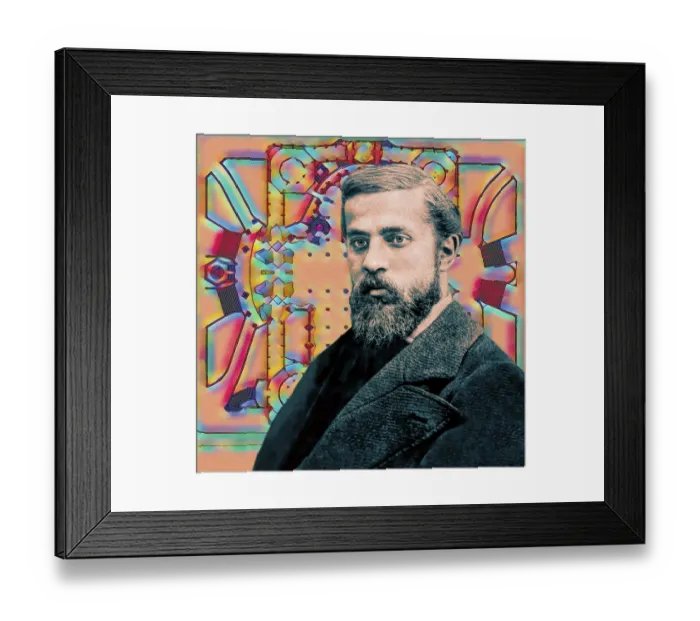 Framed Print : Portrait of Antoni Gaudi i Cornet Framed Print : Portrait of Antoni Gaudi i Cornet