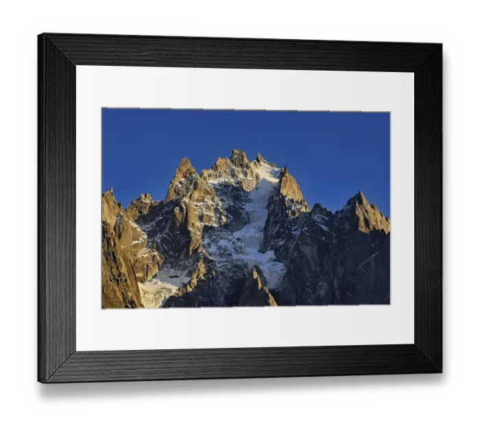 Framed Print : Mountains from the left, Dent du Caiman