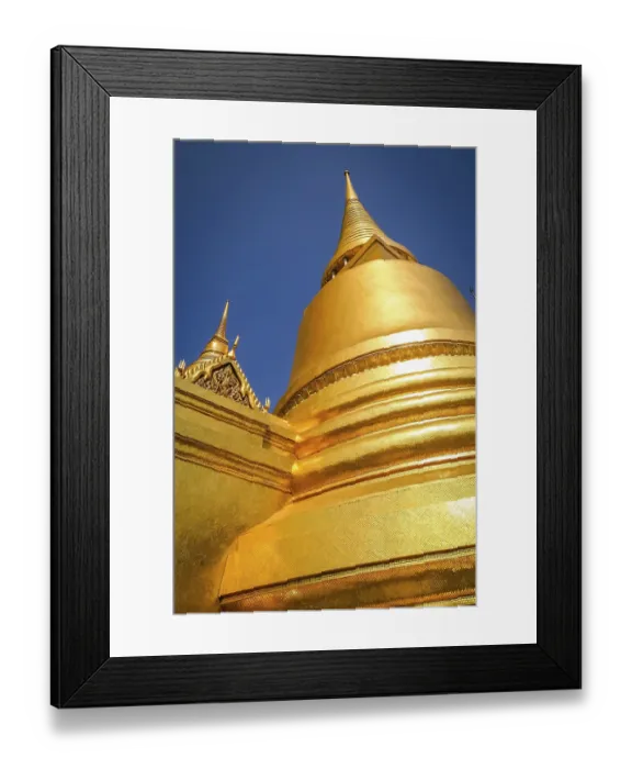 Framed Print : Golden Stupa in the Grand Palace complex in Bangkok
