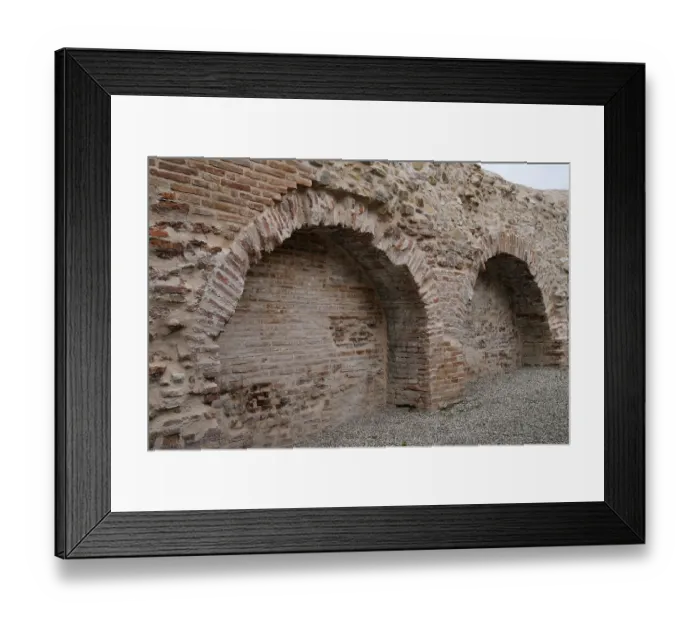Framed Print : Old City Walls, Citta di Castello