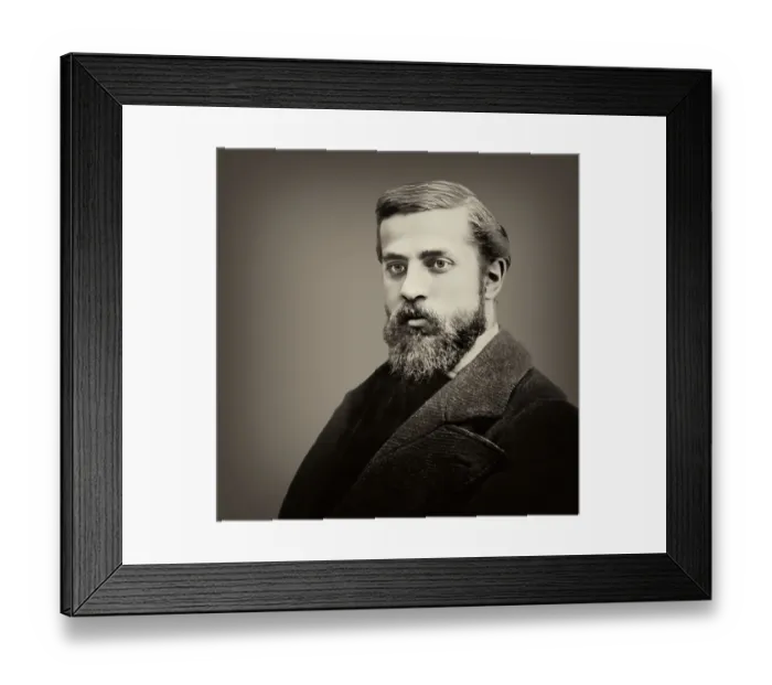 Framed Print : Portrait of Antoni Gaudi i Cornet Framed Print : Portrait of Antoni Gaudi i Cornet