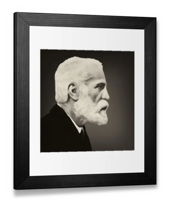 Framed Print : Portrait of Antoni Gaudi i Cornet