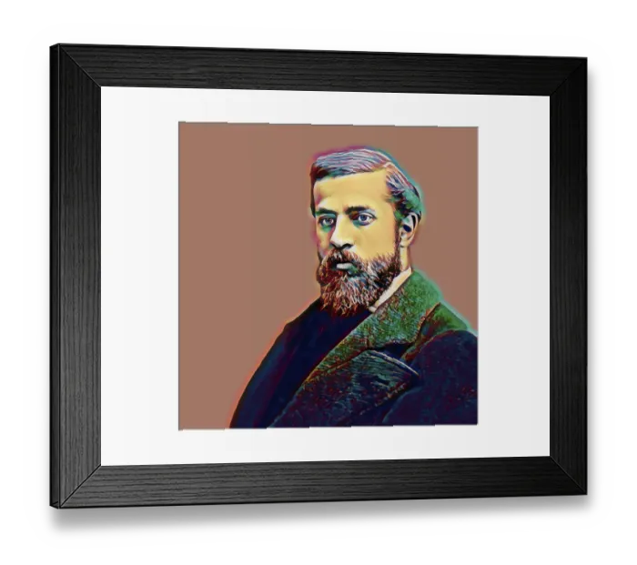 Framed Print : Portrait of Antoni Gaudi i Cornet