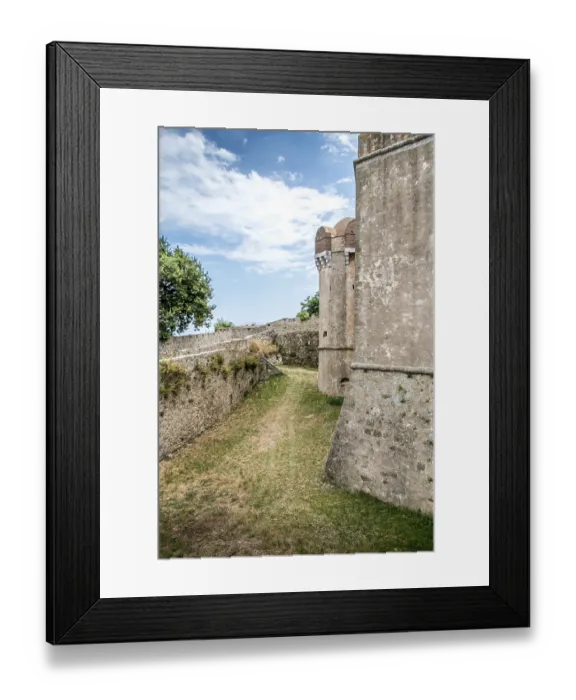 Framed Print : Citadel of Saint-Tropez and its fortifications in France