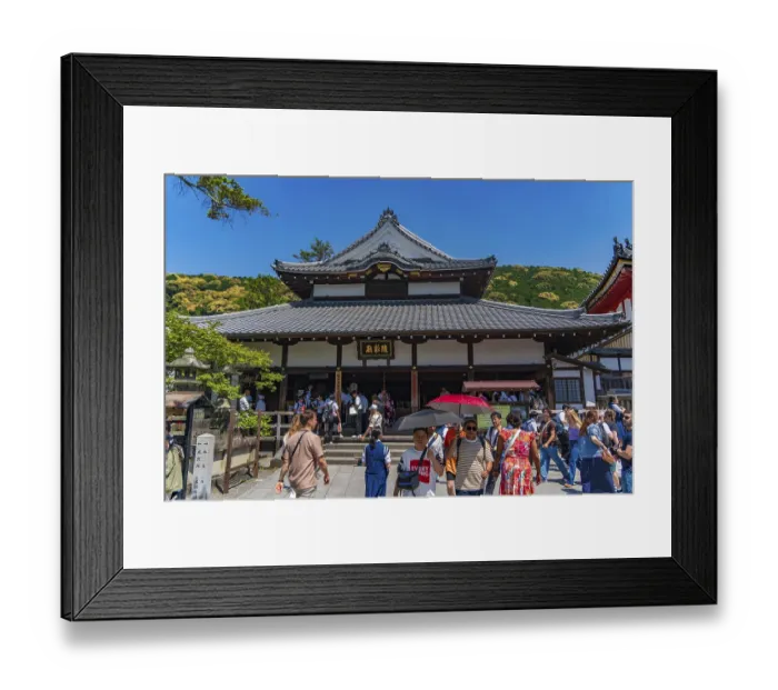 Framed Print : Kiyomizu-dera, a Buddhist temple in Kyoto, Japan