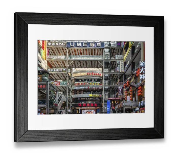 Framed Print : Chongqing, China - August 2019 Framed Print : Chongqing, China - August 2019