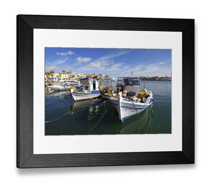 Framed Print : Fishing boat, fishing boats, picturesque