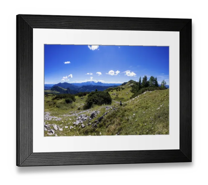 Framed Print : Hiking trail to Egelseehorndl
