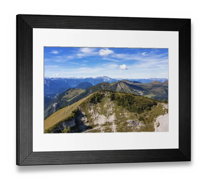 Framed Print : Drone shot, Egelseehorndl
