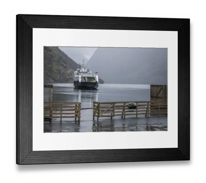 Framed Print : Gudvangen, Norway - October 2017 Framed Print : Gudvangen, Norway - October 2017