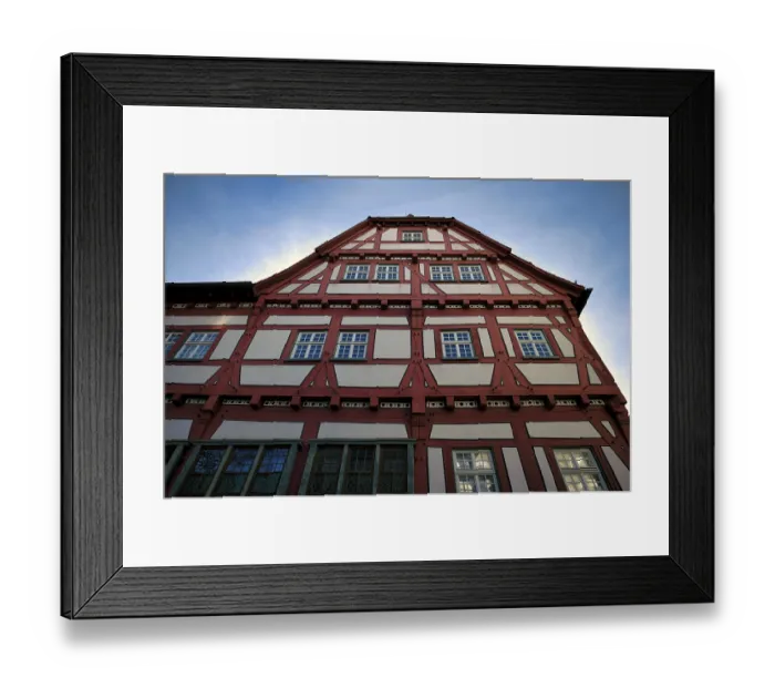 Framed Print : Half-timbered house, Altstsdt, Bietigheim-Bissingen