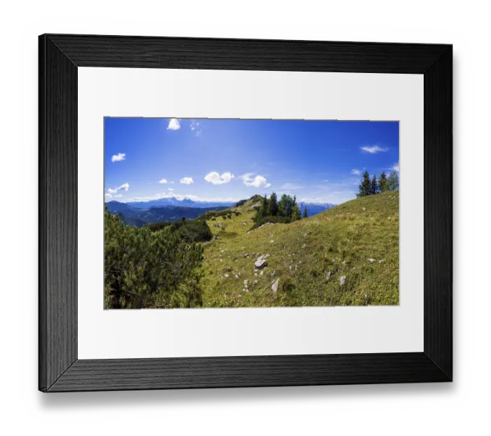 Framed Print : Hiking trail to Egelseehorndl