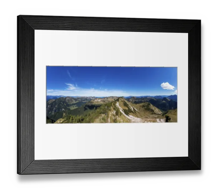 Framed Print : Drone shot, view of the summit of Egelseehorndl Framed Print : Drone shot, view of the summit of Egelseehorndl
