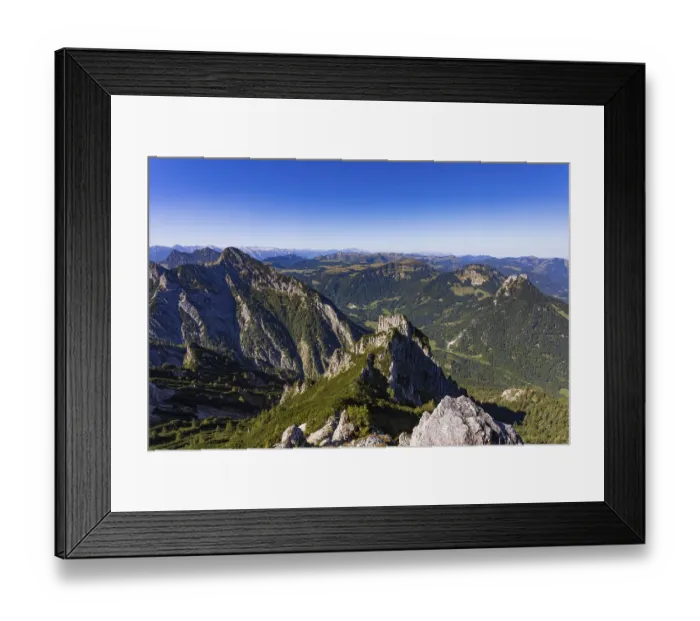 Framed Print : View from Rettenkogel to Rinnkogel