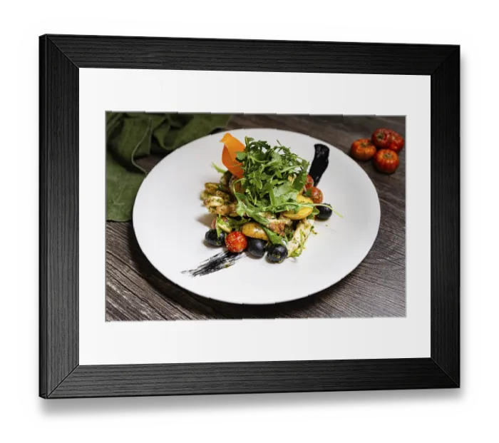 Framed Print : Food, Italian salad with octopus in Ligurian style