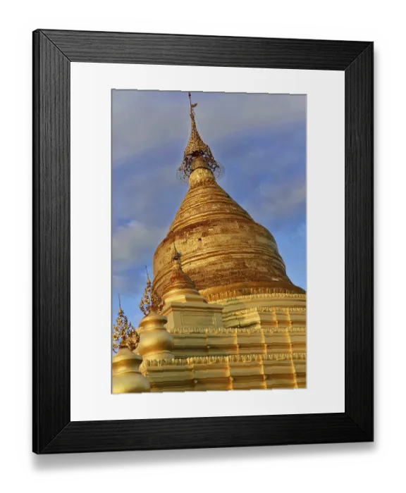Framed Print : Kuthodaw Pagoda (home of the world's largest book)