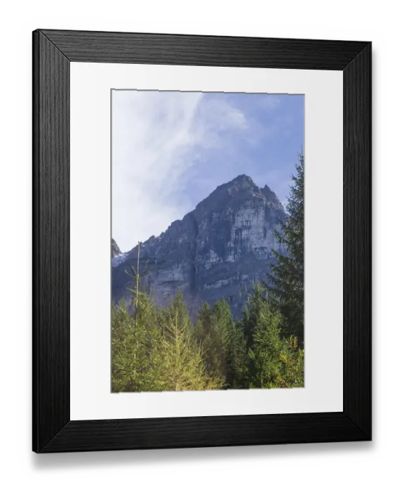 Framed Print : Mountains and forest in autumn Framed Print : Mountains and forest in autumn
