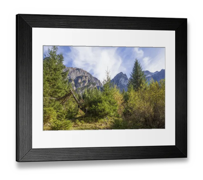 Framed Print : Mountains and forest in autumn Framed Print : Mountains and forest in autumn