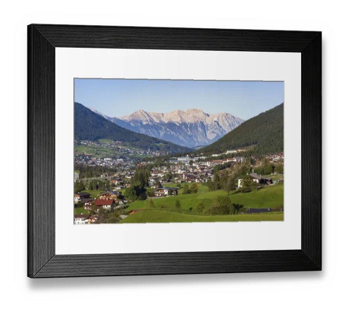 Framed Print : View of the Karwendel North Range