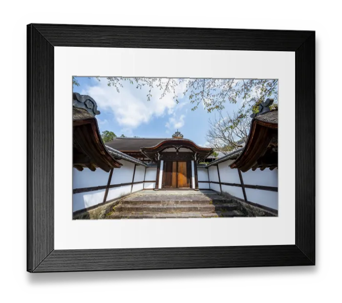 Framed Print : Entrance, building in Ryoan-ji