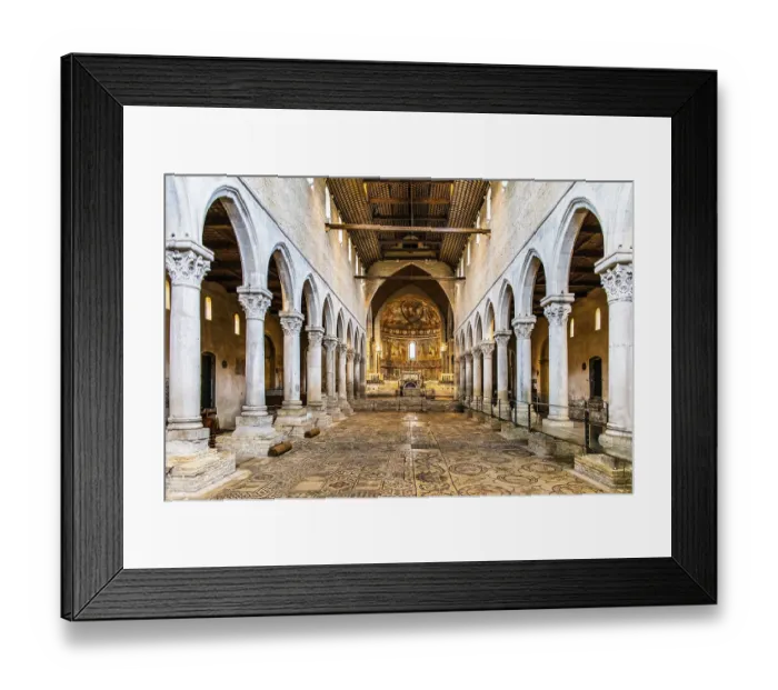 Framed Print : Basilica of Aquileia from the 11th century