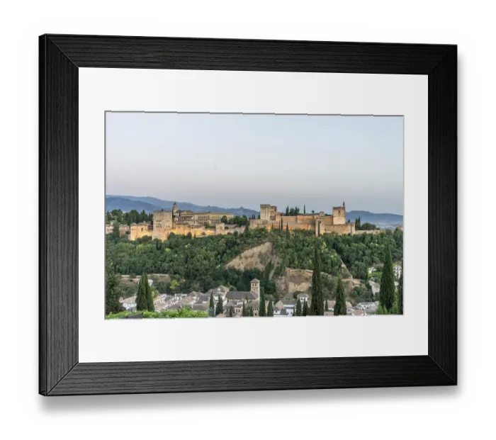 Framed Print : The magnificient Alhambra of Granada Framed Print : The magnificient Alhambra of Granada